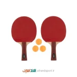 راکت پینگ پنگ سیما مدل CM-T500 بسته 2 عددی به همراه توپ